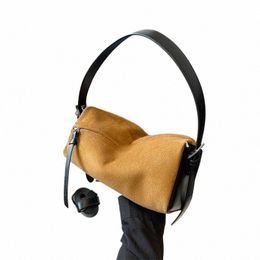 miyagawa Korean Underarm Bag 2023 New Fi Colour Ctrast One Shoulder Crossbody Bag for Women Designer Bag f1a2#