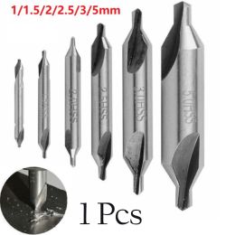 5/3/2.5/2/1.5/1mm HSS Combined Centre Drill Double Head Countersink Bit Mill Tackle Tool For Woodworking/Metalwork/electrical