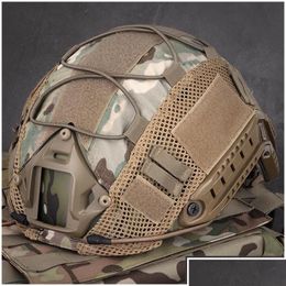 Cycling Helmets Cycling Helmets Fast Tactical Helmet Er Army Combat Paintball Military Hunting Wargame Gear Accessories Drop Delivery Dh0Ul