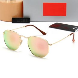 Men Rola Bin Classic Brand Retro women Sunglasses Luxury Designer Eyewear Ray 3548 Bands Metal Frame Designers Sun Glasses High Quality