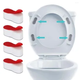 Toilet Seat Covers 4 Pieces Replacement Household Avoid Touching Hygienic Bumper Increase The Height Cushioning Pads Bathroom Products
