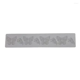 Baking Moulds 8Piece Butterfly Lace Silicone Fondant Mat Pastry Tools G5AB