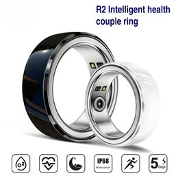Fitness Tracker Smart Ring Sleep Pedometer Blood Oxygen Smart Ring with APP IPX8 Waterproof for Health Heart Rate Monitorn 240314