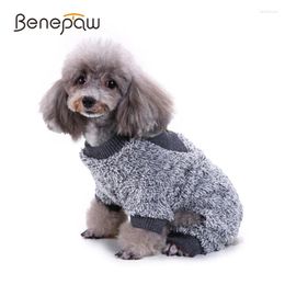 Dog Apparel Benepaw Quality Warm Clothes For Small Medium Dogs Autumn Winter Comfortable Soft Home Pet Coat Clothing Puppy Pyjamas