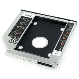 new 2024 9.5 12.7mm HDD Caddy Aluminium Universa SATA 3.0 2.5" SSD CD DVD to HDD Case Optibay Enclosure CD-ROM ODD- for Aluminium Optibay Case