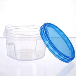 Storage Bottles Food Container With Lid Case Set Of 6 Stackable Leakproof Containers Transparent For Kitchen