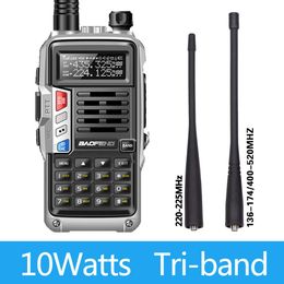 BaoFeng UV-S9 Plus Walkie Talkie 220-225Mhz Tri-Band 10W 10km Long Range Amateur Communicador Transceiver Ham CB Two-Way Radio