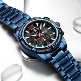 cwp 2021 NIBOSI Mens Watches Top Brand Luxury Quartz Men Calendar Military Big Dial Waterproof Sport Wrist Watch Relogio Masculino211U
