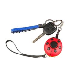 2024 Self-defense Alarm 120db Self-defense Anti-wolf Device Anti-theft Security Personal Alarm Beetle Keychain Outdoor Rescue Device