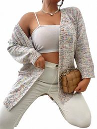 onelink Plus Size Lg Sweater Stockinette Brioche Stitch Light Multiple Colour Open Cardigan Clothes Casual Oversize Winter 2022 x7W7#