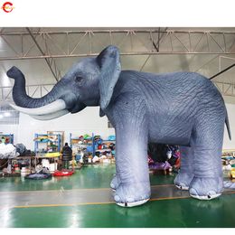 Outdoor Activities 2024 new design 5m 17ft tall inflatable elephant cartoon big inflatable animals for event advertising decoration