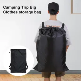 Laundry Bags Bag Drawstring Closure Adjustable Straps Waterproof Storage Strong Load Bearing Large Backpack Travel Accessory