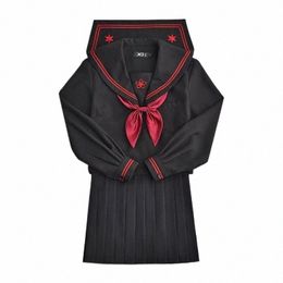 new Arrival Novelty Japanese School Uniforms Summer Sailor Hell Girl enma ai anime Cosplay Girls Suit Uniform JK Sets Black t75U#