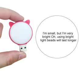 Portable Light USB Small Night Light LED Intelligent Voice Control Lamp Light Cute Cat And Sunflower Mini Light Bedroom Decor