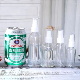 Storage Bottles 1 Pc 100/50/30ml Portable Refillable Essential Oil Atomizer Transparent Empty Plastic Spray Bottle Makeup Liquid Sprayer