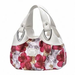 newposs Luxury Handbag Women Printing PU Leather Handle Bag Fi Brand Lady Tote Big Capacity Shoulder Bag Shop Purse2021 84d9#