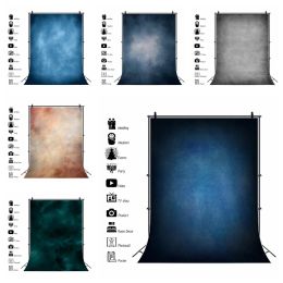 Gradient Abstract Solid Colour Photography Backdrop Newborn Baby Kids Adult Pet Self Art Portrait Photo Background Studio Props