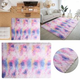 Carpets Thickened H Tie Dyed Silk Carpet Floor Mat Living Room Bedroom Entrance Kitchen Bathroom Rugs For Kids
