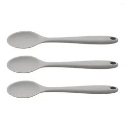 Spoons 3 Pcs Silicone Spoon Soup Kitchen Mixing Multipurpose Home Cooking Tools Stirring Supplies Milk Serving