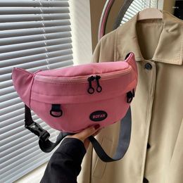 Waist Bags Portable Casual Zipper Nylon Women's Packs Youth Crossbody For Women 2024 High Quality Bolsas Para Mujeres
