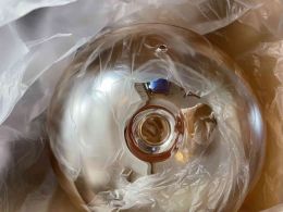 Clear Ball Glass for Pendant Lamp Ball in Ball Smoky Gass Ball for Hanging Light Amber Glass Ball for Chandeliers