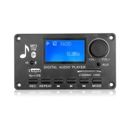 Speakers 12V APE FLAC WMA WAV Decoder Lyrics Display BluetoothCompatible 5.0 LCD MP3 WMA WAV Decoder Board MP3 Music Player Speaker