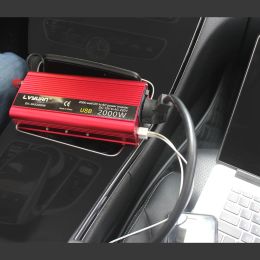 1500W/2000W DC 12V to AC 220V Portable Car Power Inverter Charger Converter Adapter Universal EU Socket Auto accessories