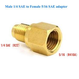1pcs R410A Conditioner Adapter Quick Coupling 1/4 To 5/16 thread Quick Coupling For Adapter Connector Accessories