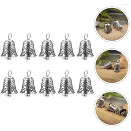 Party Supplies 10 Pcs Accessories Bell Pendant Bride Ring Chime Small Bells For Crafting Alloy Wind Chimes