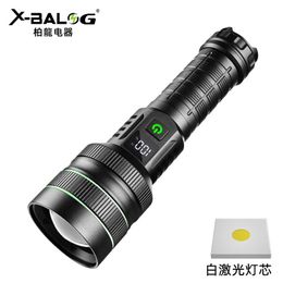 New Aluminium Alloy Camera, Strong Light Flashlight, Retractable Mini Zoom, Long-Range Outdoor Charging Flashlight 625870