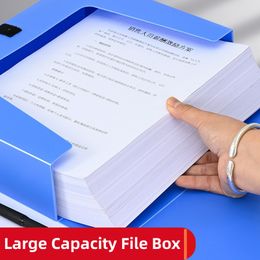 Thickened Large Capacity File Organizer For Desk Document File Box Storage Bag Standing Test Paper Bag School Office Stationery
