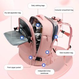 Women Travel Backpack Waterproof USB Charging Port Backpack Laptop School Bags Anti-Theft Stylish Casual Daypack Luggage Strap