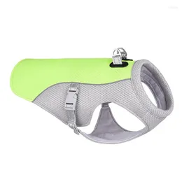 Dog Apparel Summer Vest Harnesses Breathable Harness For Pet Cooling Clothing Dogs Health Supplies Exercise Mountaineering