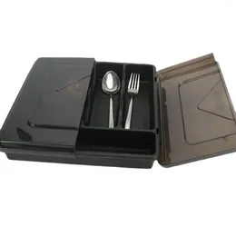 Storage Bottles Multipurpose Compartment Tableware Organizer Knife Fork And Spoon Box Housewarming Gift