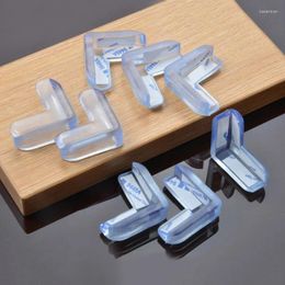 Window Stickers 12 Pcs Plastic Corner Guard Transparent Anti-collision Child Safety Pvc Baby Silicone