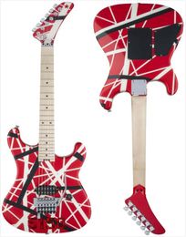 NEW Electric Guitar Red Back White Colour01234567897696453