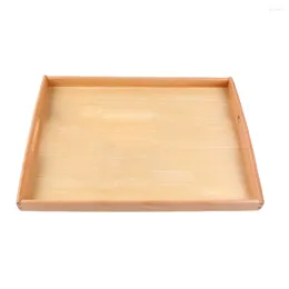 Decorative Figurines Puzzle Montessori Teaching Aid Tray Child Wooden Trays For Coffee Table Crafting