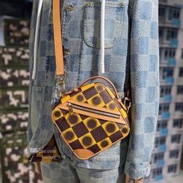 men cross body bag designer luxury snapshot camera bag shoulder bags Plaid chess Messenger bag