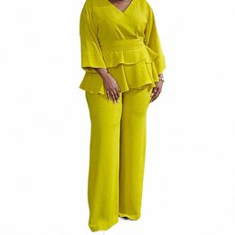 pant Sets 2023 New Women's Chiff T-shirt+Pants Two Piece Set Solid Colour Casual Large Woman Tracksuit Set Plus Size 4xl 5xl e1c1#