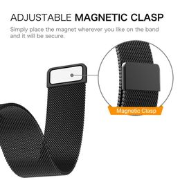 20mm Strap For Amazfit Bip 3 5 S Lite Band GTS 2 4 Mini Bracelet With Case TPU Screen Protector Metal Magnetic Loop Watch Strap