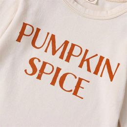 Clothing Sets Born Baby Girls Halloween Clothes Short Sleeve Letter Romper Pumpkin Shorts Headband 3Pcs First Outfit