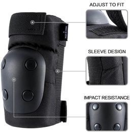 6Pcs Youth Adult Knee Pad Elbow Pad Wrist Guard Sports Protective Gear Set for Skateboarding Roller Skating BMX Cycling Scooter