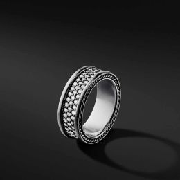Rings DY Ring Designer Classic Jewellery Fashion charm Jewellery Dy bestselling single item three row diamond new pure silver simple and po