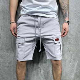 Men's Shorts Leisure Jogging Cargo Cotton Summer Casual Mens Training With Pockets Home For Men