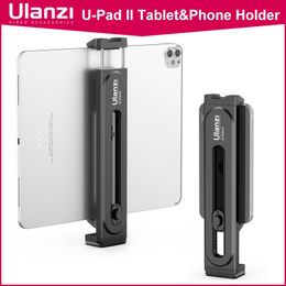 Ulanzi U-Pad II Universal Tablet Tripod Mount for size 100MM-230MM iPad Air Pro Mini with 1/4 Screw Cold Shoe for Microphone