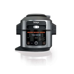 Ninja OL500 Foodi 6.5 14 1 Pressure Cooker, Steam Fryer with Smart Lid, Capable of Frying French Fries, Explosion-proof, 2-layer Capacity, 4.6 Quarts. Crispy