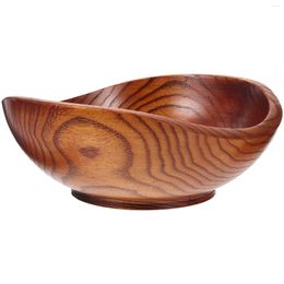 Bowls Fruit Bowl Kitchen Counter Wooden Salad Japanese-style Serving Large Bread Platter Flower Pot