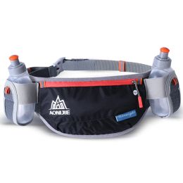 Bags AONIJIE E882 Marathon Jogging Cycling Running Hydration Belt Waist Bag Pouch Fanny Pack Phone Holder with 170ml Water Bottles