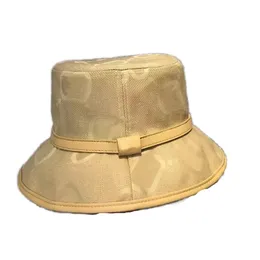 Simple designer hats for men vintage reversible casquette luxe bucket hat womans wide brim universal gorras sunshade fit cap fishing khaki fa0120 H4