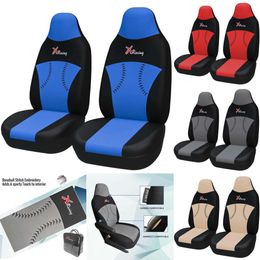 Upgrade 2Pcs Bucket Style Car Cars Trucks SUV Protector High Quality And Fashionable Dual Front Seat Covers